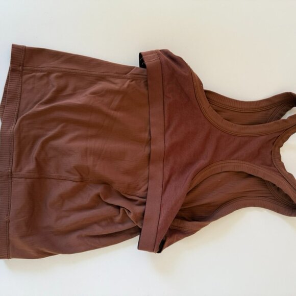 Roasted Brown Lululemon Ebb to Street Tank Top - Picture 6 of 7